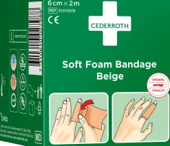 Plåster CEDERROTH SoftFoam 6cmx2m beig