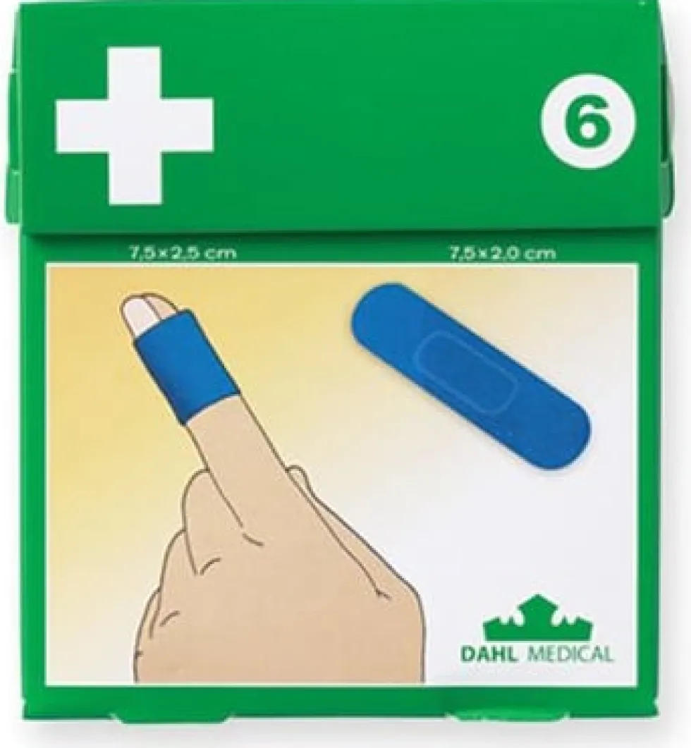 Plåster DAHL blå detectable Nr.6 50/fp