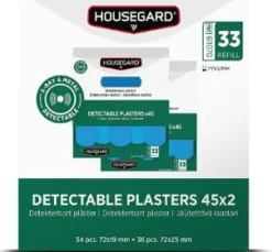 Plåster HOUSEGARD detekterbara 2x45st