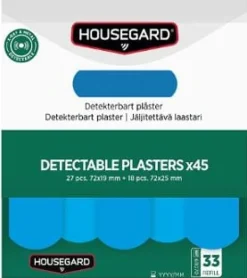 Plåster HOUSEGARD detekterbara 2x45st