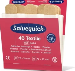 Plåsterrefill Salvequick 6444, textil, 6x40/fp
