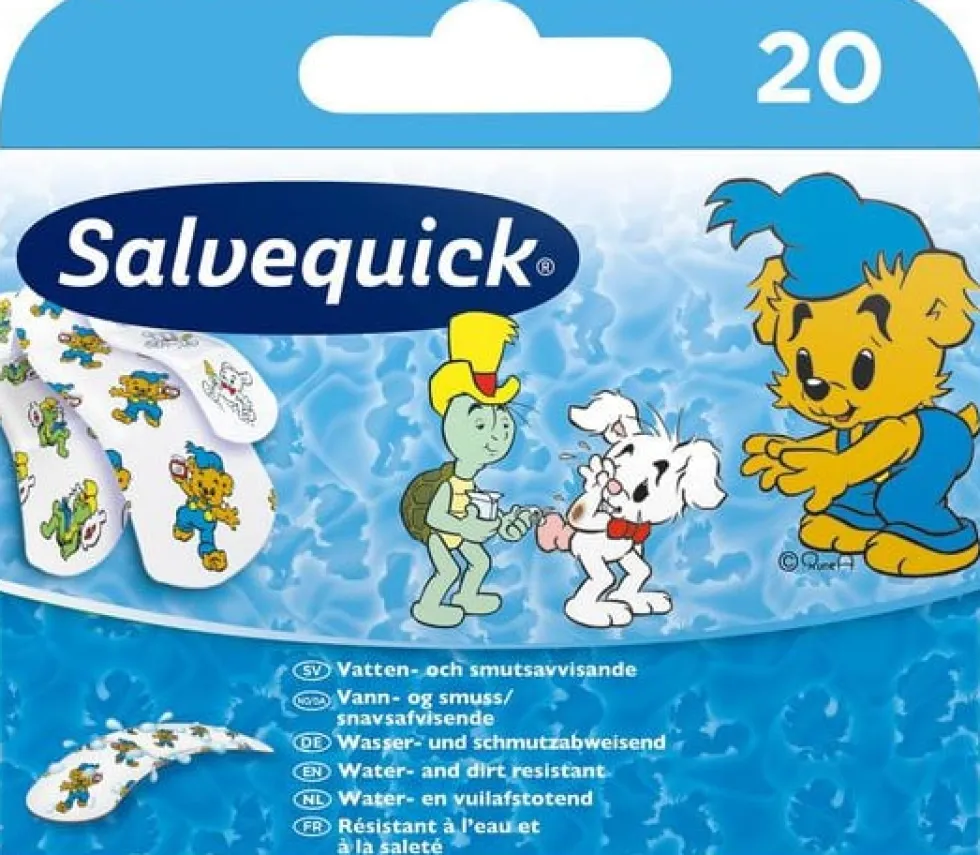 Plåster SALVEQUICK Bamse 20/fp