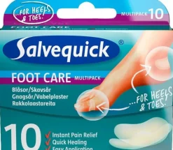 Plåster Salvequick FC Skavsår Mix, 10/fp