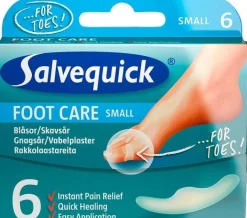 Plåster Salvequick FC Skavsår Small, 6/fp