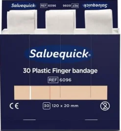 Plåster SALVEQUICK refill lång 30/fp
