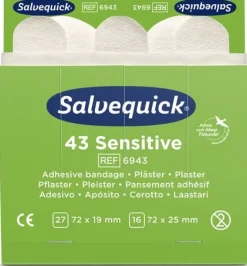 Plåster SALVEQUICK refill nonwoven 43/fp
