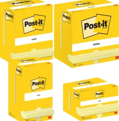 Post-It Gul, 51x76mm, 12st