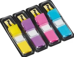 Post-It Index 683-4AB, 4 färger, avtagbar, 4x35/fp