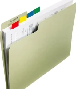 Post-It Index 680 Röd, avtagbar, 50/fp, 12fp