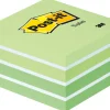 Post-It Kub Fresh Green, 76x76mm, 450 blad