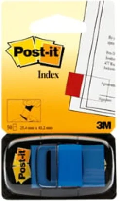 Post-It Märkflik 25,4x43,2 blå