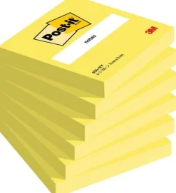 Post-It Neongul, 76x76mm, 6st