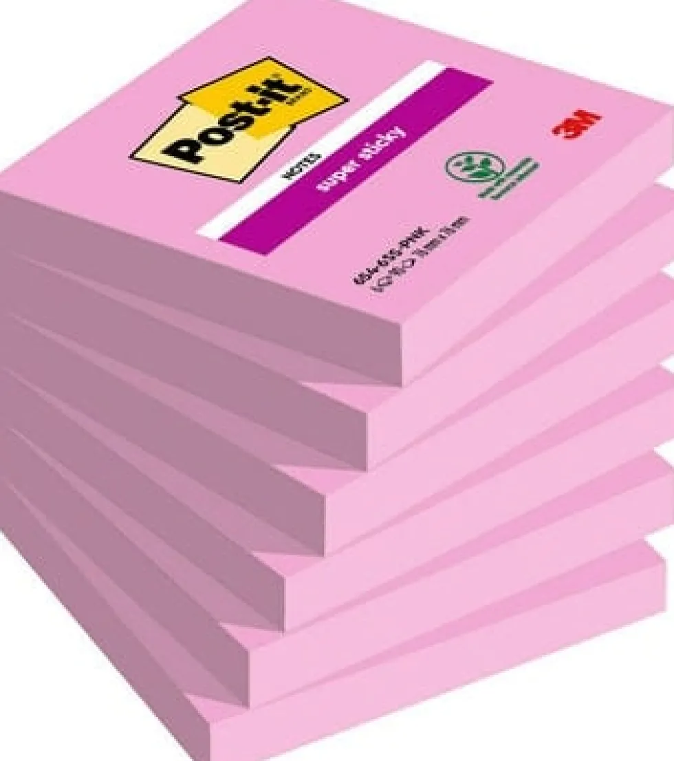 Post-it SS-Notisar 76x76 rosa