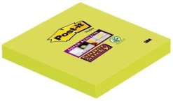 Post-it® Supersticky Notisar Sparrisgrön, 76x76mm, 6/fp