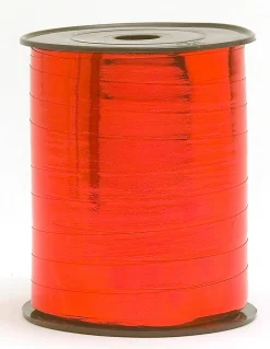 Presentband Röd Metallic, 10mmx250m