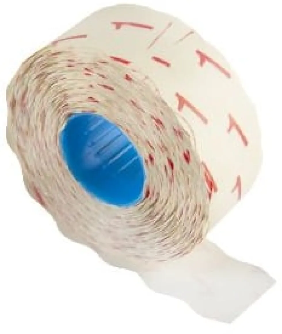 Prisetikett 26x16mm G1 vit 8400/fp