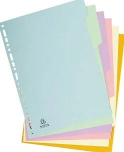 Pärmregister EXACOMPTA Papper Forever A4, 6 flikar