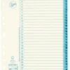 Pärmregister JOPA Papper A4 1-31, blå flik, 10st