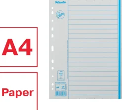 Pärmregister JOPA Papper A4 Otryckt, 20 flikar