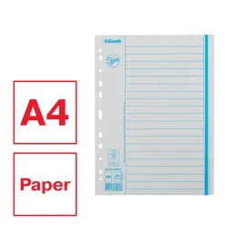 Pärmregister JOPA Papper A4 Otryckt, 20 flikar