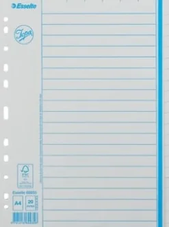 Pärmregister JOPA Papper A4 Otryckt, 20 flikar