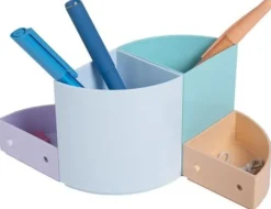 Prylställ EXACOMPTA 4 fack pastel