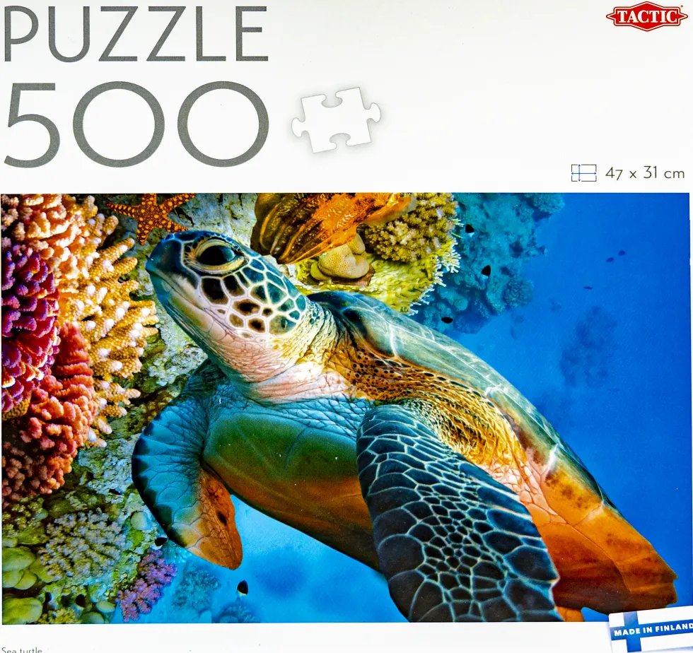 Pussel Sköldpadda 500 bitar