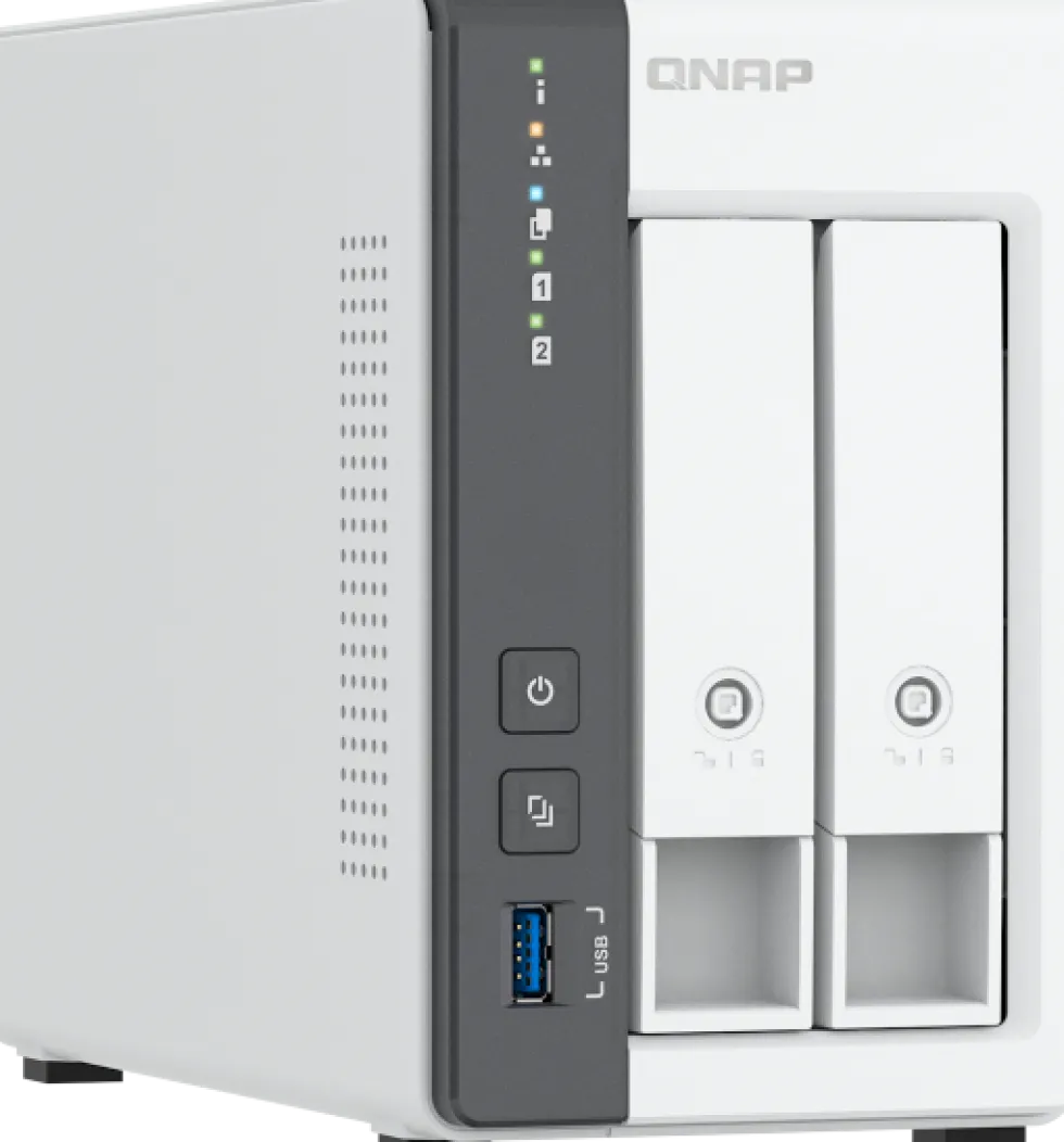 QNAP TS-216G - NAS-server - 2 fack - SATA 6Gb/s - RAID JBOD, 0,