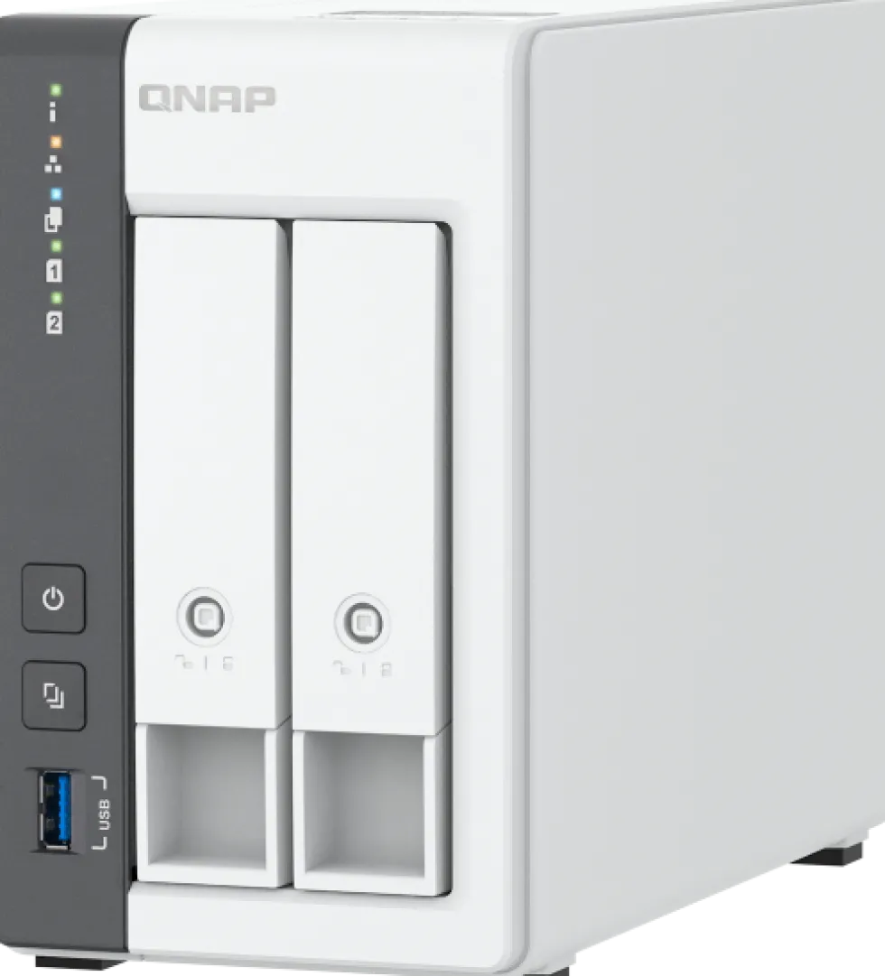 QNAP TS-216G - NAS-server - 2 fack - SATA 6Gb/s - RAID JBOD, 0,
