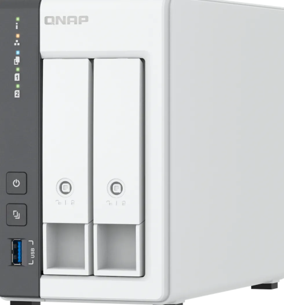 QNAP TS-216G - NAS-server - 2 fack - SATA 6Gb/s - RAID JBOD, 0,