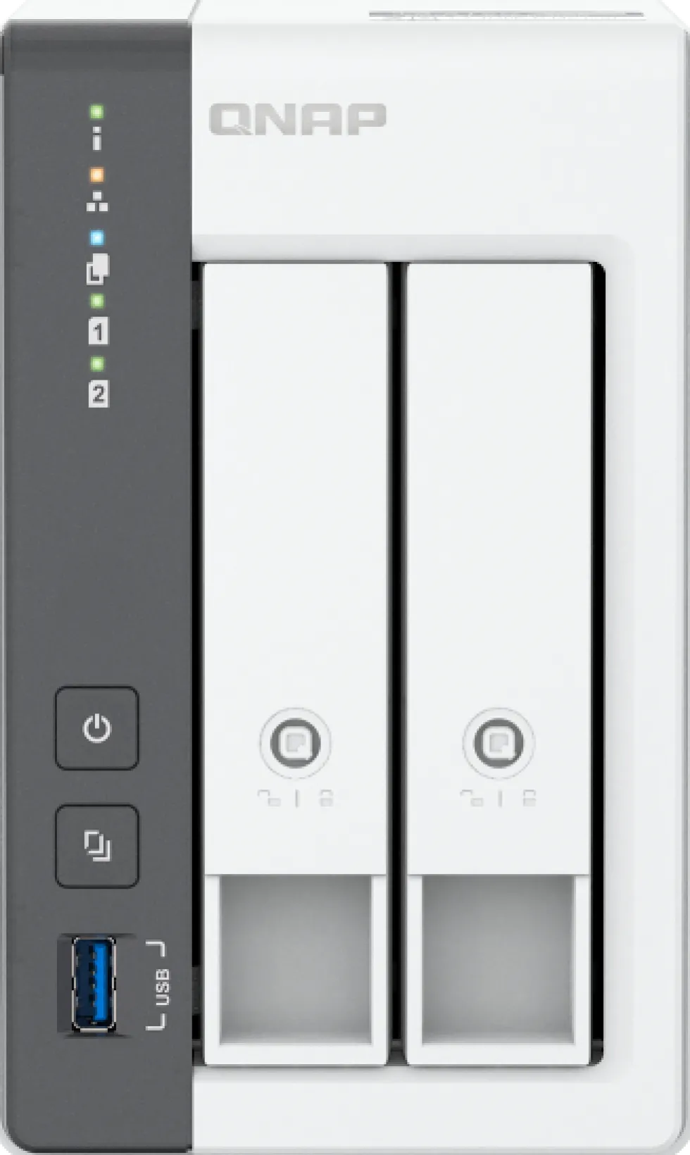 QNAP TS-216G - NAS-server - 2 fack - SATA 6Gb/s - RAID JBOD, 0,