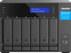 QNAP TVS-H674 - NAS-server - 6 fack - SATA 6Gb/s - RAID JBOD, 0,