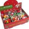 Radergummi julmotiv 4/set