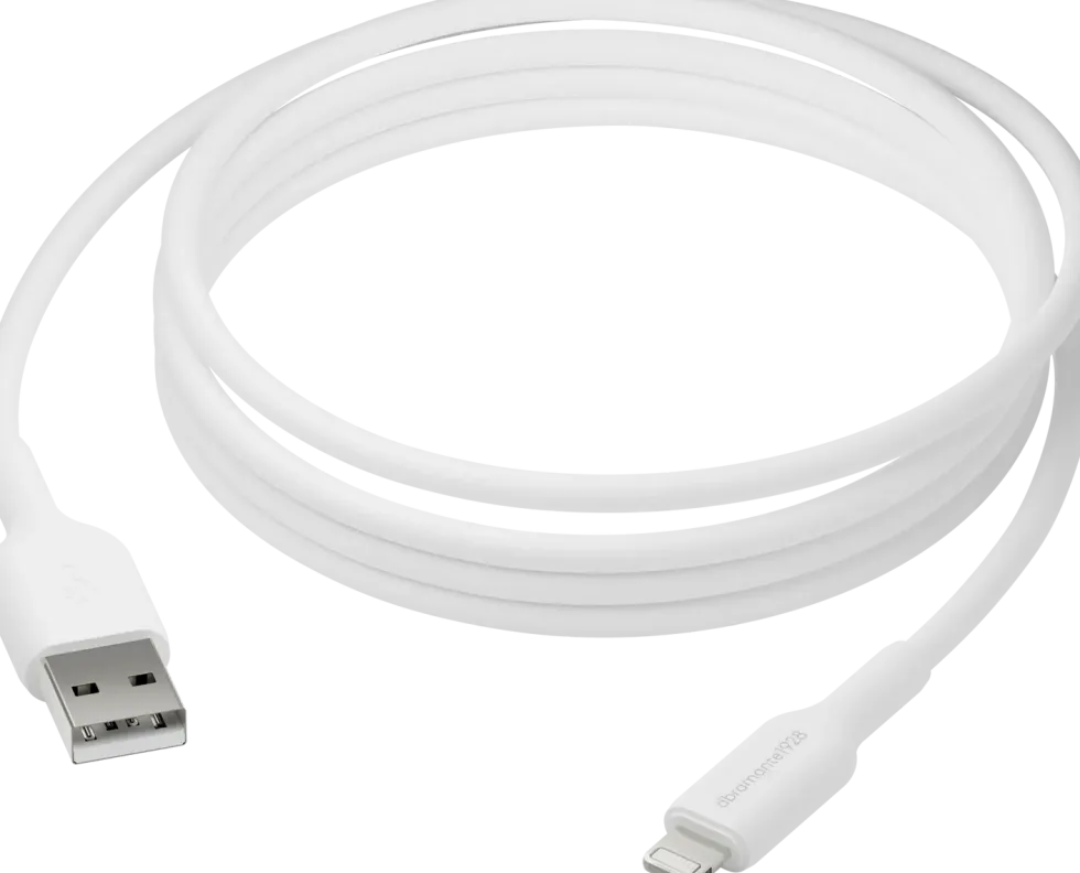 re-charge - Cable 2m USB-A to Lightn - W