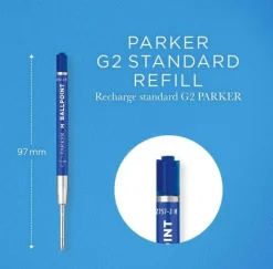 Refill PARKER Quinkflow M blå 2/fp