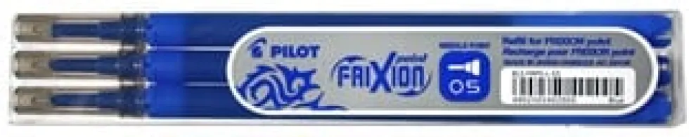 Refill PILOT Frixion 0,5mm blå 3/fp