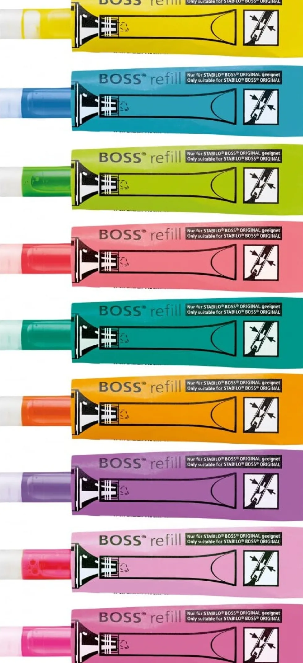 Refill STABILO Boss Original gul