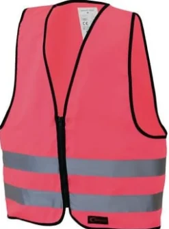 Reflexväst dragkedja Barn XS Rosa