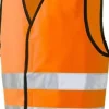 Reflexväst med Kardborre M orange