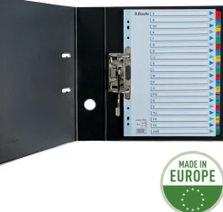 Register ESSELTE Mylar A4 A-Ö multifärgat