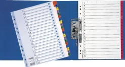 Register ESSELTE Mylar A4 1-12 multifärgat