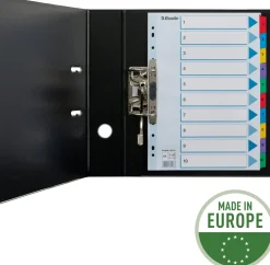 Register ESSELTE Mylar A4 1-10 multifärgat