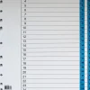 Register flikförstärkt A4 1-52