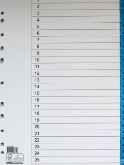 Register flikförstärkt A4 1-52