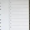 Register flikförstärkt A4 1-12