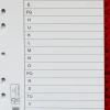 Register flikförstärkt A5 A-Ö