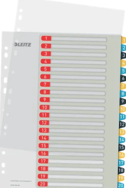 Register PC utskr. PP A4+ 1-20 Cosy färg