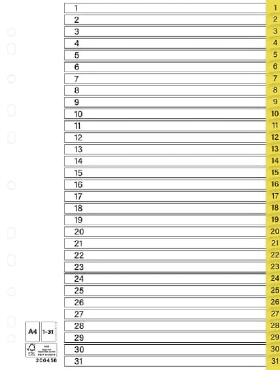 Register plastflik 1-31 gul 10/fp