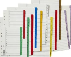 Register plastflik 1-52 lila 5/fp