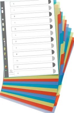 Register returplast A4 12-flik